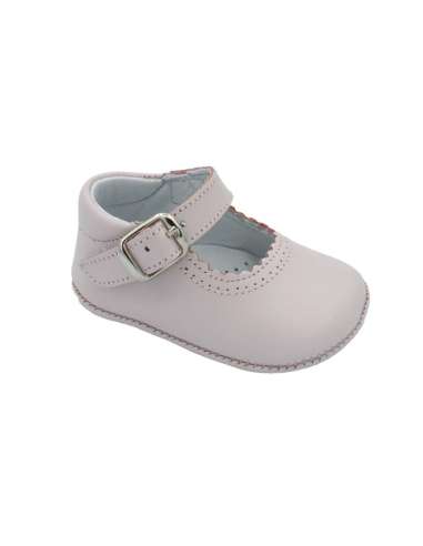 PEUQUE DE BEBÉ EN PIEL 712C ROSA