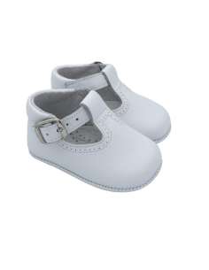 PEPITO DE BEBÉ EN PIEL 850 BLANCO