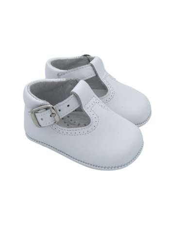 PEPITO DE BEBÉ EN PIEL 850 BLANCO