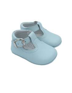 PEPITO DE BEBÉ EN PIEL 850 CELESTE
