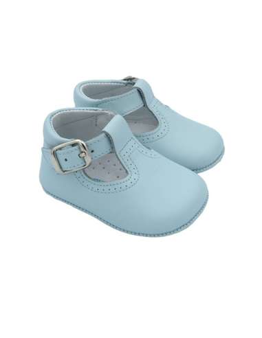 PEPITO DE BEBÉ EN PIEL 850 CELESTE