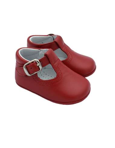 PEPITO DE BEBÉ EN PIEL 850 ROJO