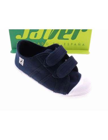 Bamba Velcro Lona Javer 154 marino