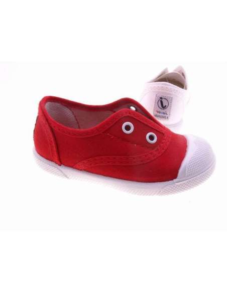 Blucher Elástico Lona Javer 150 rojo