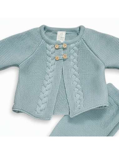 C5046 CREEN WOOL BABY SET BRAND PELOTTAS