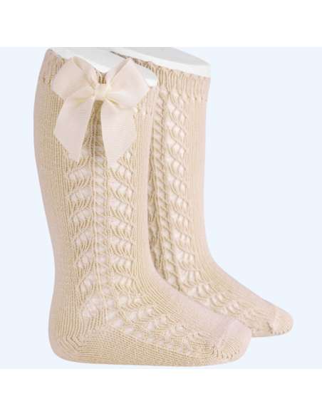 25992 LINO HIGH SOCKS WITH BOW BRAND CONDOR