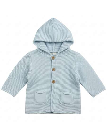 9175 LIGHT BLUE WINTER HOODED JACKET FOR BABY BRAND DIVERCHIC