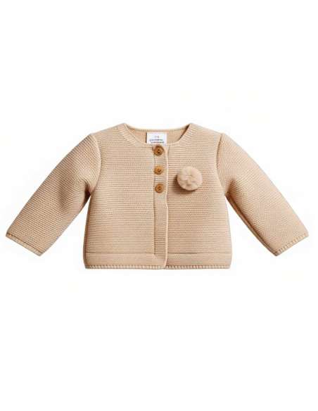 4749 ARENA CHAQUETA DE LANA PARA BEBE MARCA CAPRIBEBE