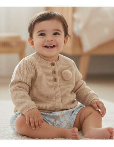 4749 ARENA CHAQUETA DE LANA PARA BEBE MARCA...