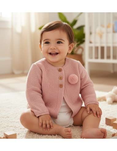 4749 ROSA PALO BABY WOOL JACKET BRAND CAPRIBEBE
