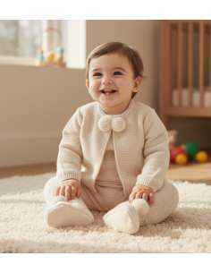 C7050 ARENA CONJUNTO BEBE LANA MARCA PELOTTAS