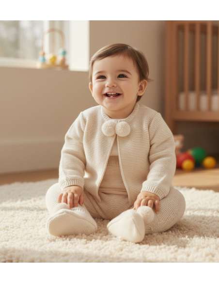 C7050 ARENA CONJUNTO BEBE LANA MARCA PELOTTAS