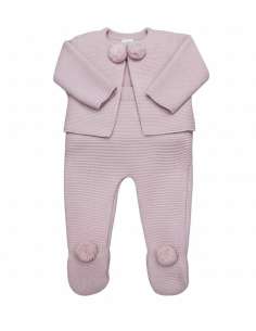 C7050 ROSA PALO CONJUNTO BEBE LANA MARCA PELOTTAS 2