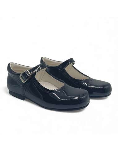 Mary Janes in patent leather Cocoboxi 6270 Navy