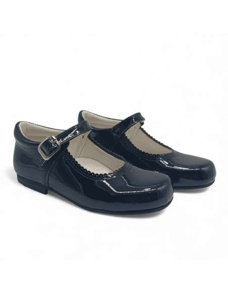 Mary Janes in patent leather Cocoboxi 6270 Navy