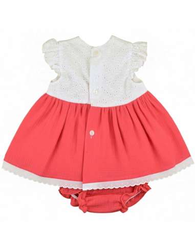 026111 BABY DRESS WITH KNICKERS BRAND BABYFERR
