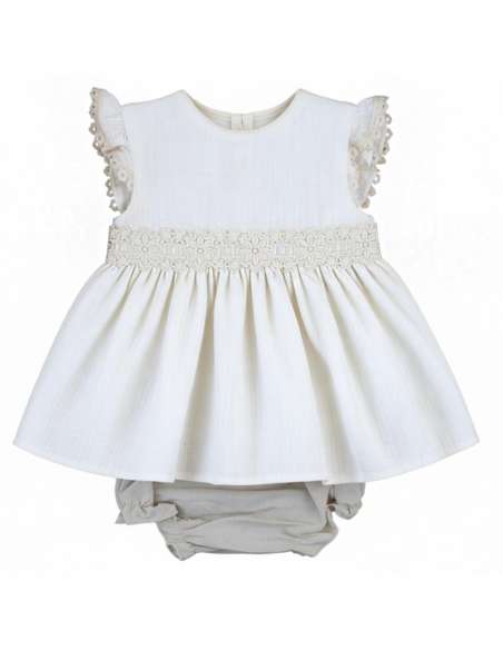 026117 BABY DRESS WITH KNICKERS BRAND BABYFERR