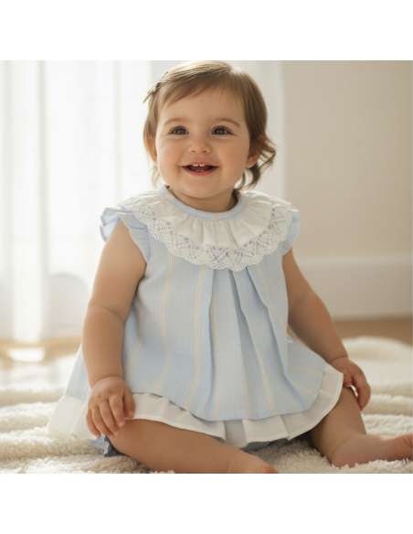 026124 BABY DRESS WITH KNICKERS