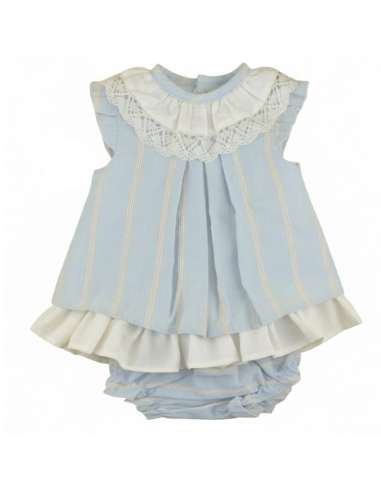 026124 BABY DRESS WITH KNICKERS