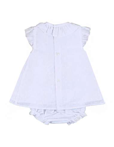 026102 BABY DRESS WITH BONNET