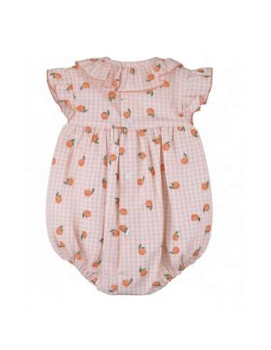 026216 Peach Baby Romper