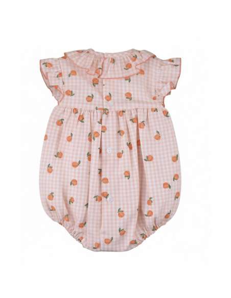 026216 Peach Baby Romper