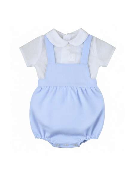 026220 Conjunto Niño Pelele Peto Blusa Cielo