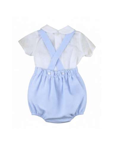 026220 Conjunto Niño Pelele Peto Blusa Cielo