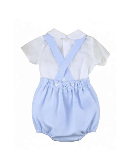 026220 Conjunto Niño Pelele Peto Blusa Cielo