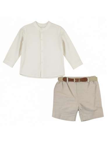 026347 Conjunto Niño 3 Piezas Lino