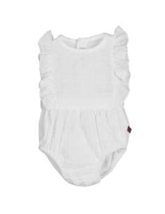 032530 White Atari Romper