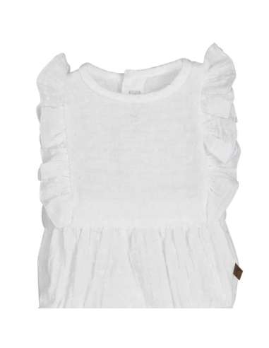 032530 White Atari Romper