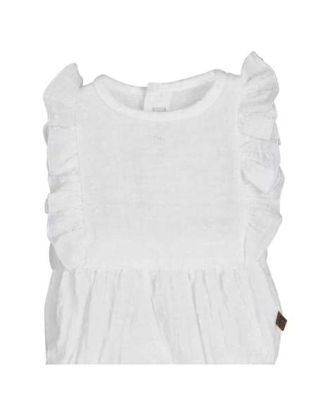 032530 White Atari Romper