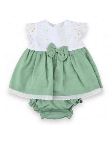 026110 BABY DRESS WITH KNICKERS BRAND BABYFERR