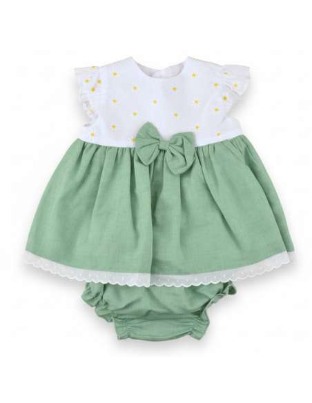 026110 BABY DRESS WITH KNICKERS BRAND BABYFERR