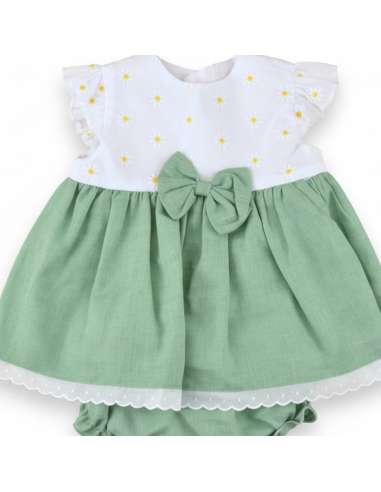 026110 BABY DRESS WITH KNICKERS BRAND BABYFERR