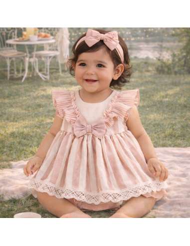 026118 BABY DRESS 3 PIECES BRAND BABYFERR