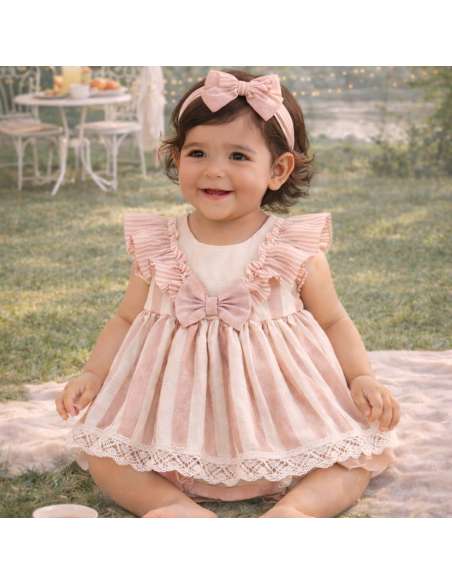 026118 BABY DRESS 3 PIECES BRAND BABYFERR