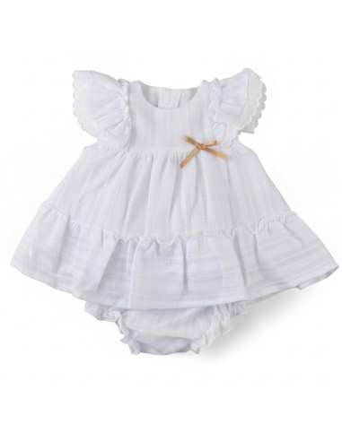 026137 BABY DRESS WITH KNICKERS