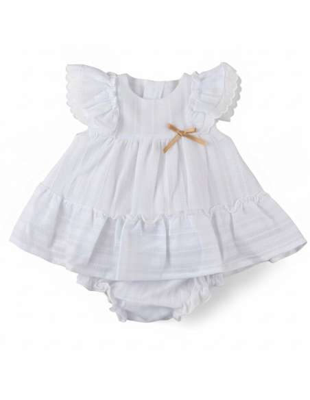 026137 BABY DRESS WITH KNICKERS