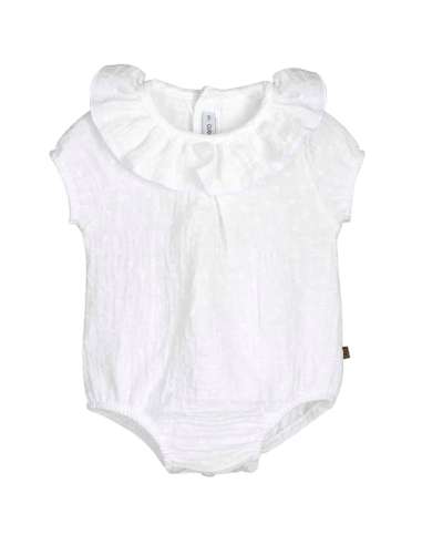 032529 White Atari Romper Suit