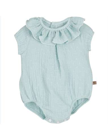 032529 Turquoise Atari Romper