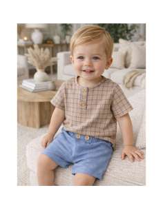 2004002 CONJUNTO BEBE NIÑO DIVERCHID CUADROS