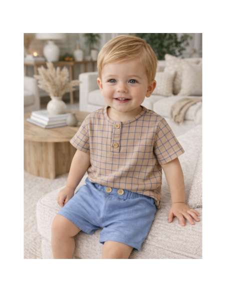 2004002 CONJUNTO BEBE NIÑO DIVERCHID CUADROS