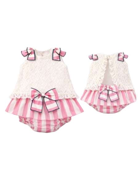 2004006 DIVERCHIC BLONDA BABY GIRL OUTFIT