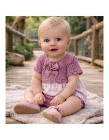 1060521 VESTIDO BEBE NIÑA HILO