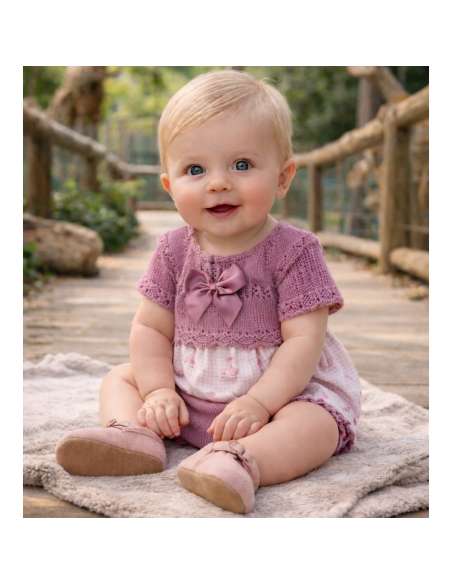 1060521 VESTIDO BEBE NIÑA HILO