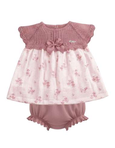 1060521 VESTIDO BEBE NIÑA HILO