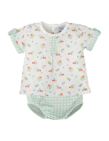 40225 CONJUNTO RANITA SIN CUELLO NIÑO