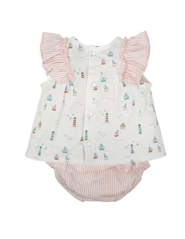 41221 CONJUNTO RANITA BEBE NIÑA